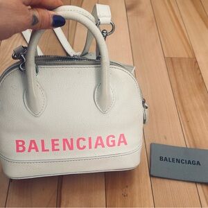 Balenciaga Cream Crossbody Bag